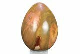 Polished Polychrome Jasper Egg - Madagascar #245722-1